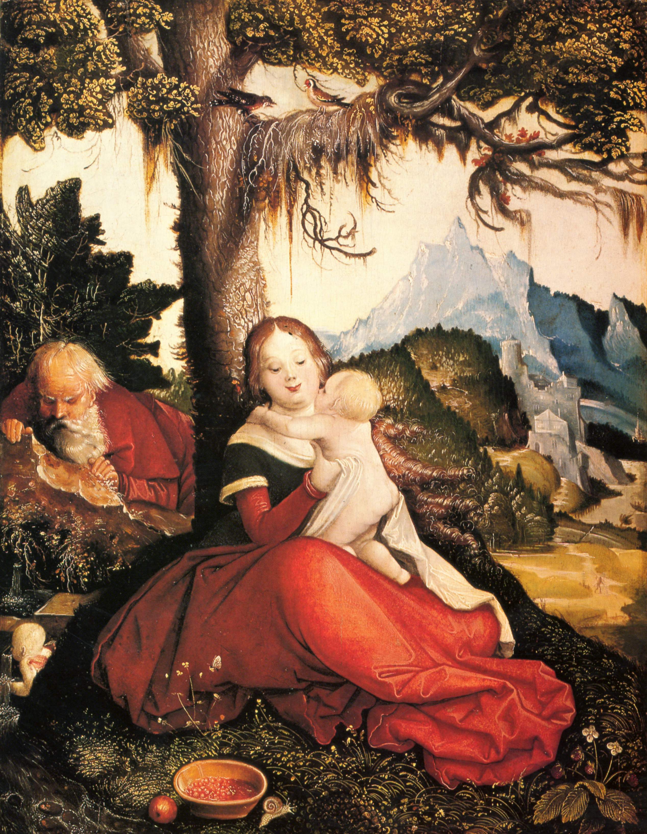 Rest on the Flight to Egypt - Hans Baldung