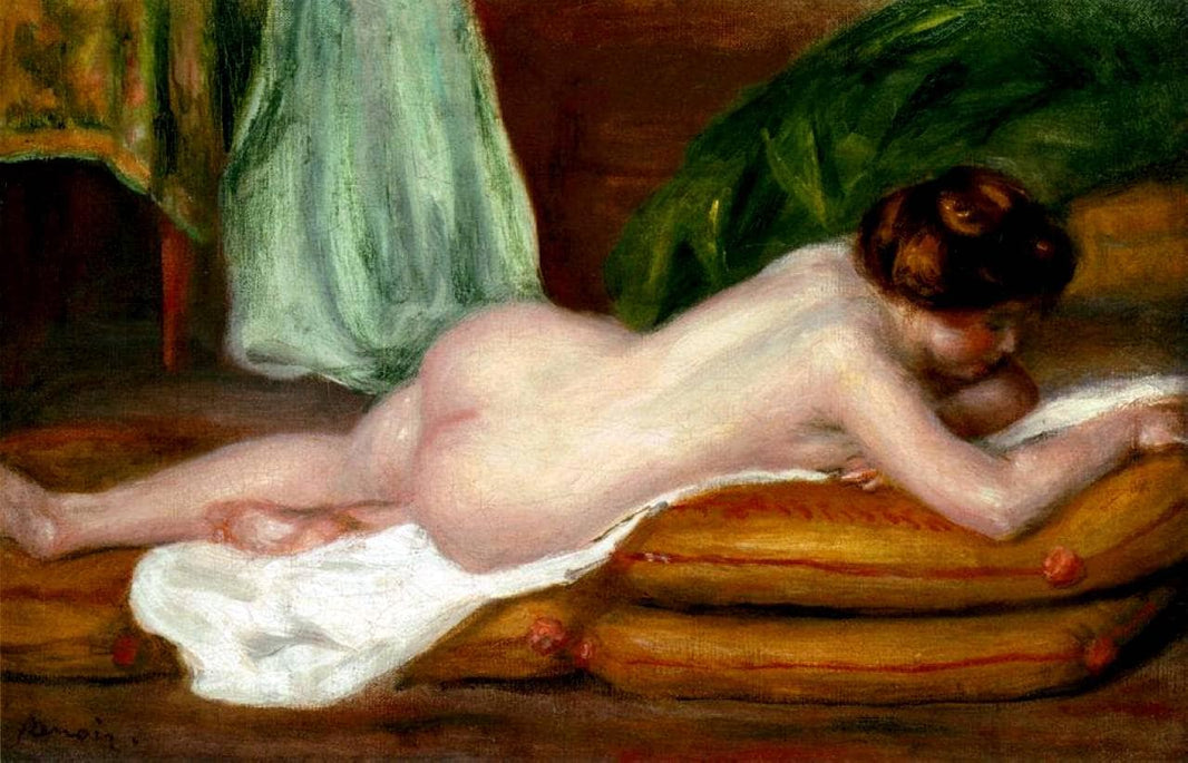 Rest by Pierre-Auguste Renoir — hand-painted portrait oil painting reproduction on canvas