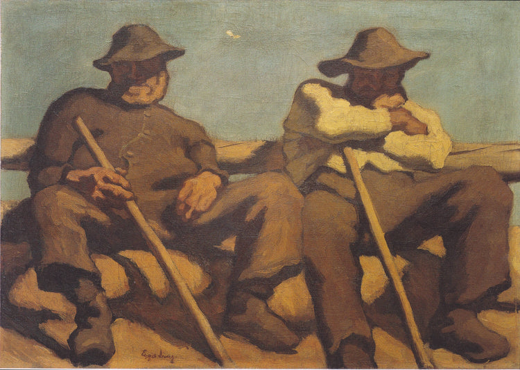 Resting Shepherds - Albin Egger-Lienz