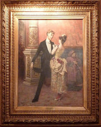 Restroom of the Gran Teatre del Liceu by Francesc Masriera — hand-painted portrait oil painting reproduction on canvas