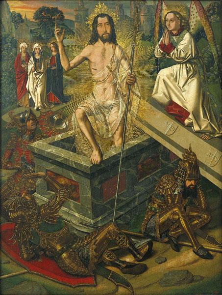 Resurrection and Descent of Christ into Limbo - Bartolome Bermejo