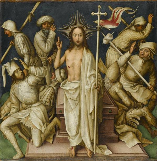 Resurrection (Grey Passion-12) by Hans Holbein the Elder — hand-painted cultural oil painting reproduction on canvas