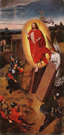 Resurrection by Hans Memling, religious oil painting wall art, Northern Renaissance