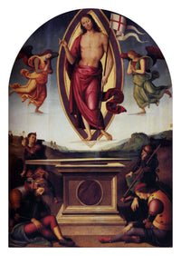 Resurrection by Pietro Perugino — hand-painted cultural oil painting reproduction on canvas