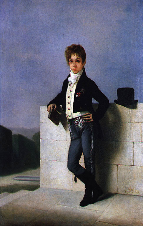 Portrait of the Duke of Farrobo, Joãn Pedro Quintilla - Domingos Sequeira