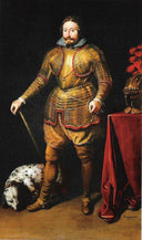 Retrato De Jean De Croÿ, Conde De Solre by Juan van der Hamen — male oil painting wall art, Baroque