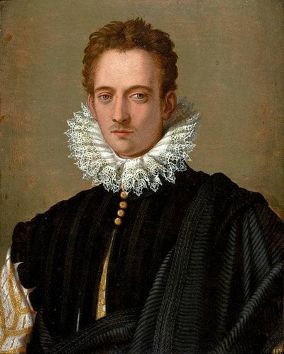 Retrato De Um Fidalgo Florentino, probaly Piero De Medici by Alessandro Allori — oil painting reproduction