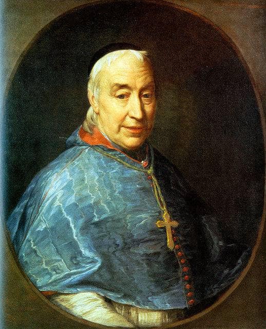 Retrato Del Arzobispo De Lucca Giovanni Domenico Mansi by Pompeo Batoni — hand-painted portrait oil painting reproduction on canvas