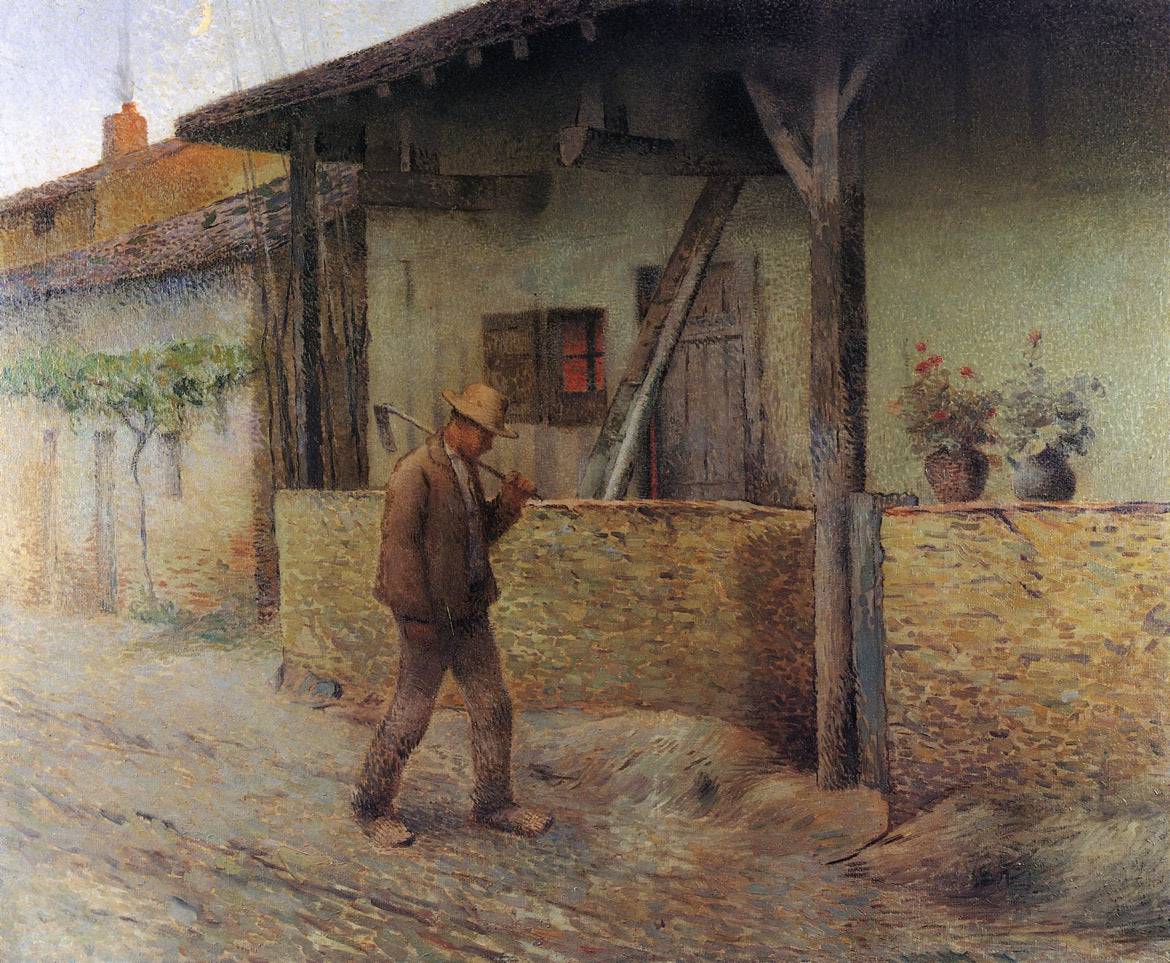 Return from the Fields - Henri Martin