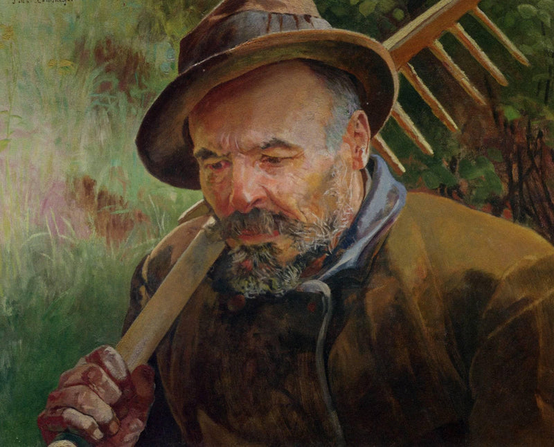 Returning from the Fields on gallery wrap