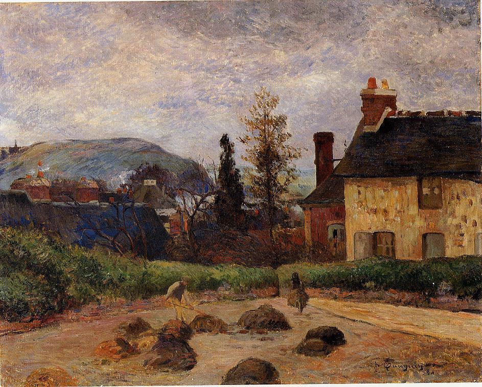 Returning from the harvest (Manuring) - Paul Gauguin