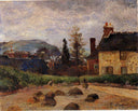 Returning from the harvest (Manuring) by Paul Gauguin — rural oil painting wall art, Impressionism