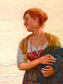 Returning home by Pasquale Celommi — hand-painted portrait oil painting reproduction on canvas