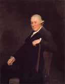 Reverend Basil Bury Beridge by Joseph Wright — hand-painted portrait oil painting reproduction on canvas