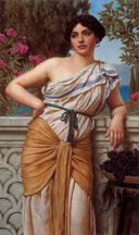 Reverie by John William Godward — male oil painting wall art, Neoclassicism