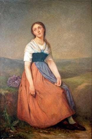 Reverie by William-Adolphe Bouguereau — hand-painted portrait oil painting reproduction on canvas