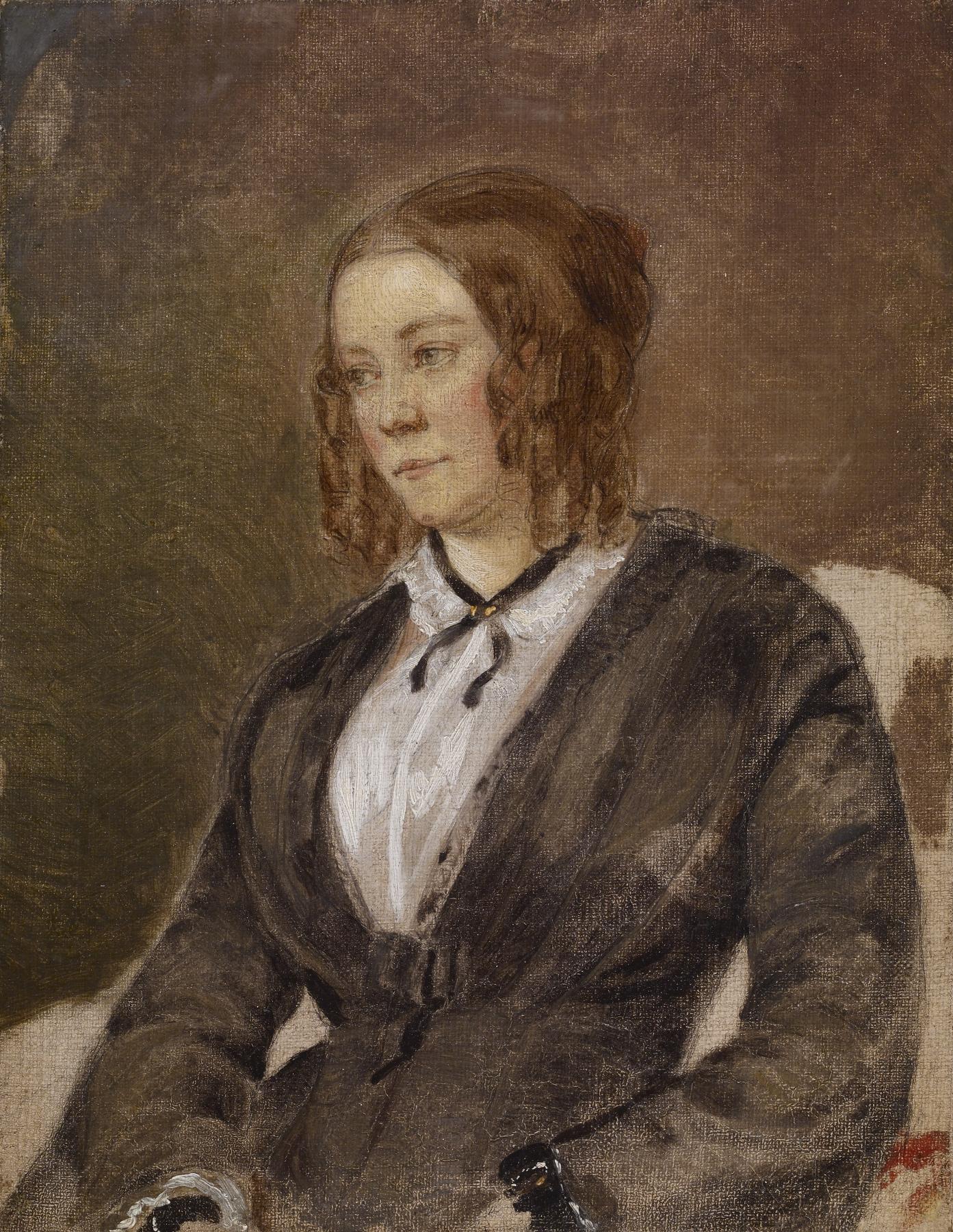 Portrait of a Seated Woman - Richard Caton Woodville Sr.