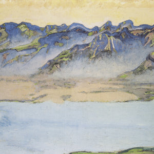 Rising mist over the Savoy Alps by Ferdinand Hodler — Oil Painting Reproduction