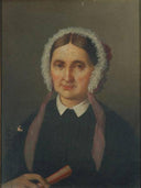 Portrait of Cristina Sangalli by Carlo De Notaris — female oil painting wall art