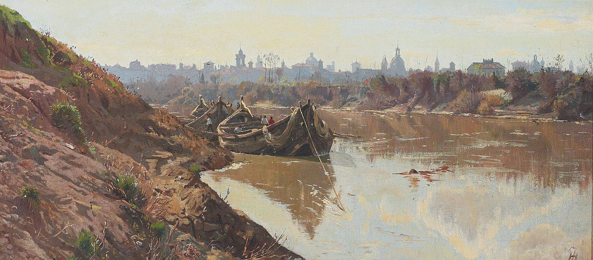 River scene with boats