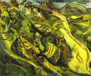 Road at Cagnes by Chaim Soutine — forest oil painting wall art, Expressionism