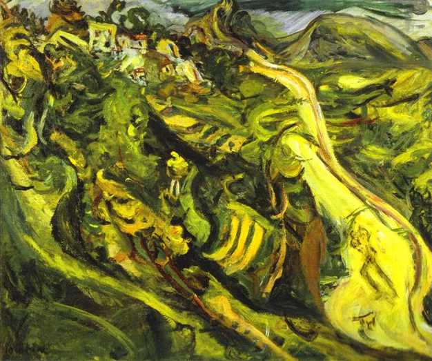 Road at Cagnes - Chaim Soutine