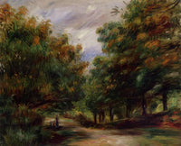Road near Cagnes by Pierre-Auguste Renoir — hand-painted botanical oil painting reproduction on canvas