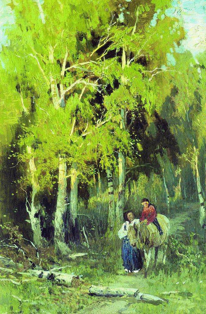 Road through a Birchwood - Fyodor Vasilyev