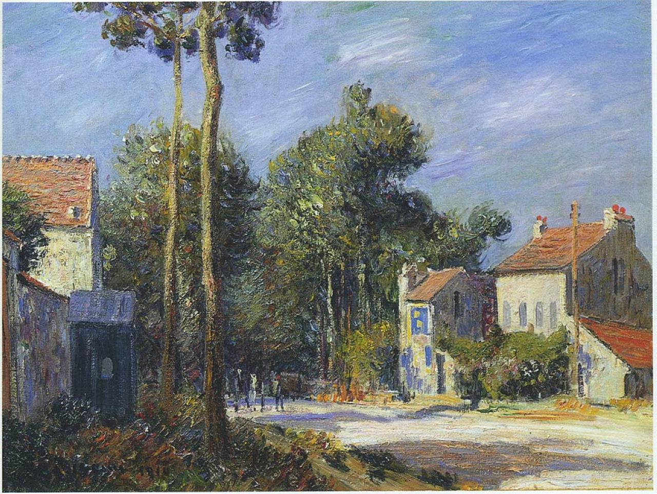 Road to Versailles - Gustave Loiseau