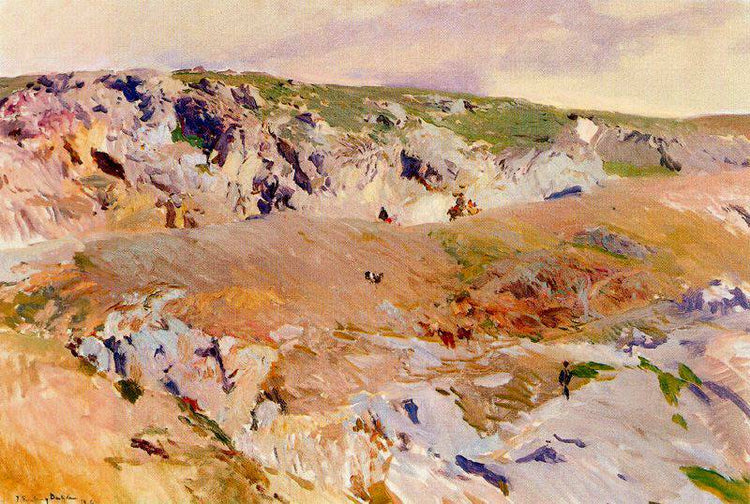 Roads of Alijales, Toledo - Joaquín Sorolla