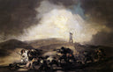 Robbery by Francisco Goya — hand-painted landscape oil painting reproduction on canvas