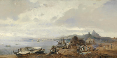 Fishermen on a southern Italian coast