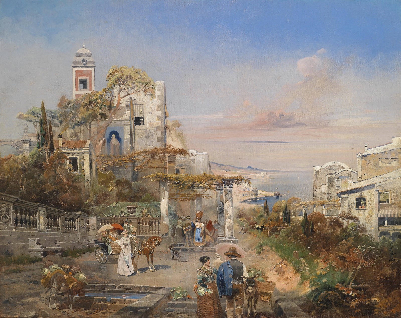Southern Capriccio (view of the bay of Naples ?)