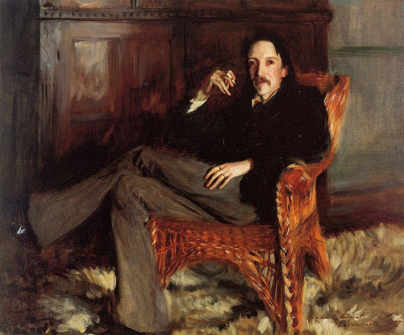 Robert Louis Stevenson on gallery wrap
