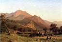 Rocca de Secca by Albert Bierstadt — seascapes oil painting wall art, Luminism
