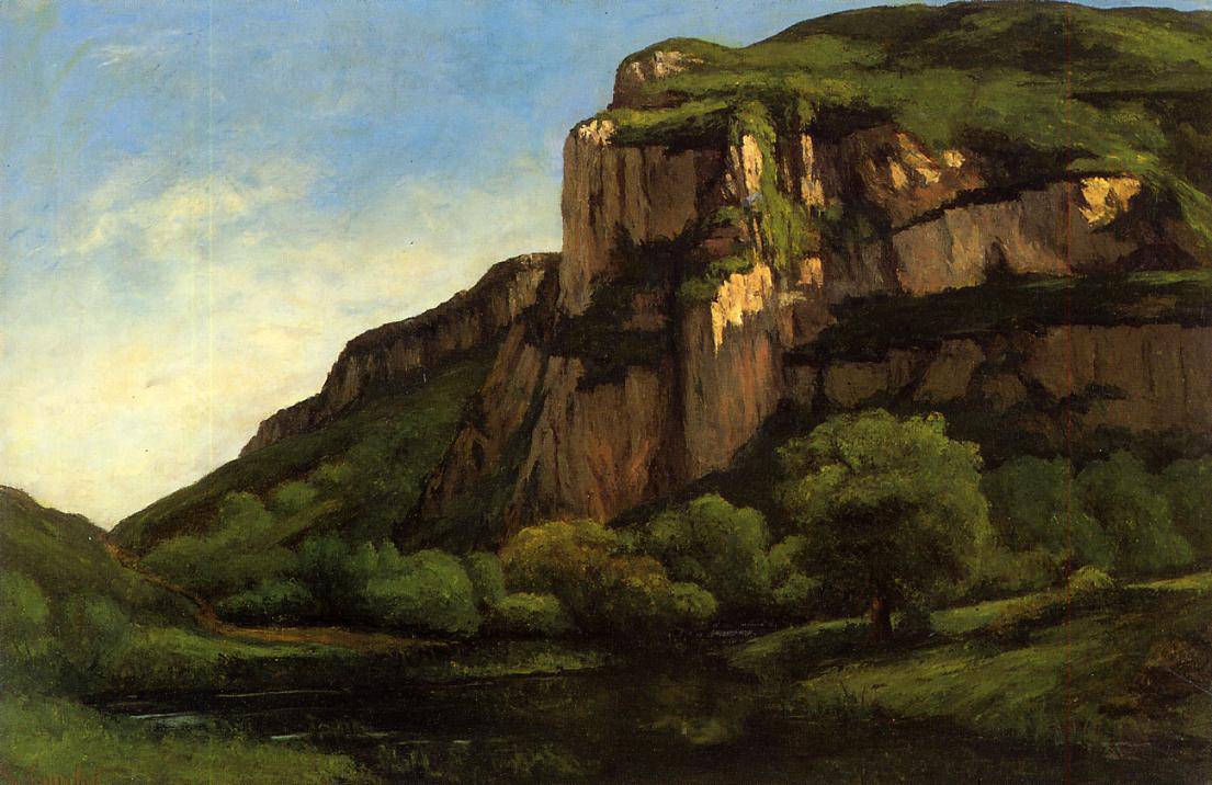 Rocks at Mouthier - Gustave Courbet