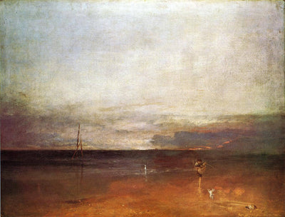 Rocky Bay with Figures in study