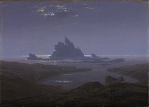 Rocky Reef on the Seashore - Caspar David Friedrich