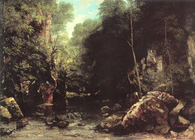 Rocky River Valley - Gustave Courbet