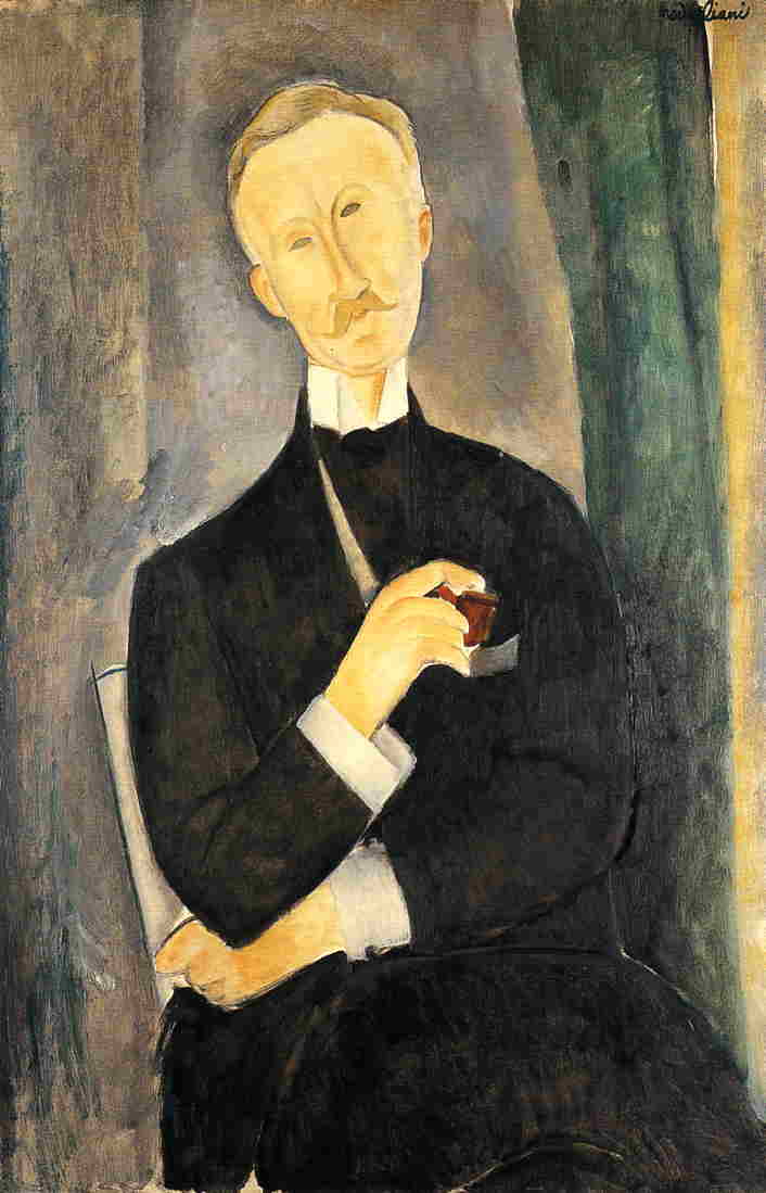 Roger Dutilleul by Amedeo Modigliani — hand-painted portrait oil painting reproduction on canvas