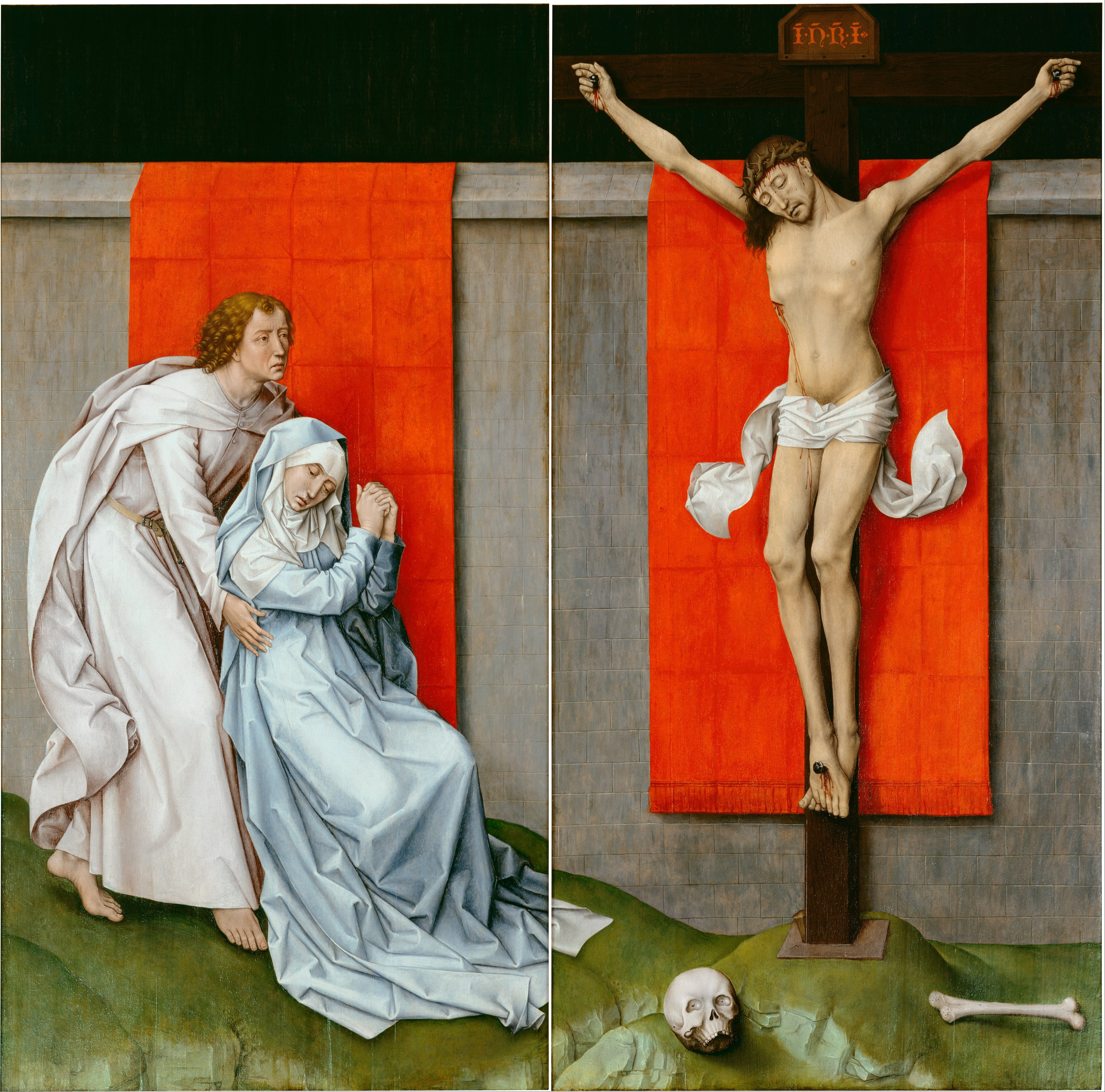 Crucifixion Diptych - Rogier van der Weyden