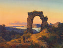 Roland's Arch by Andreas Achenbach — hand-painted cultural oil painting reproduction on canvas