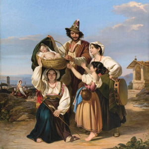 Roman peasant family
