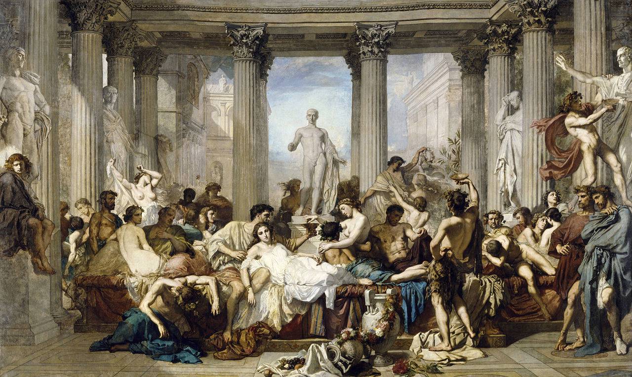 Romans in the Decadence of the Empire - Thomas Couture