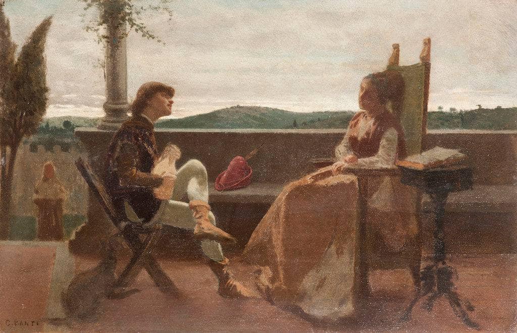 Romantic scene