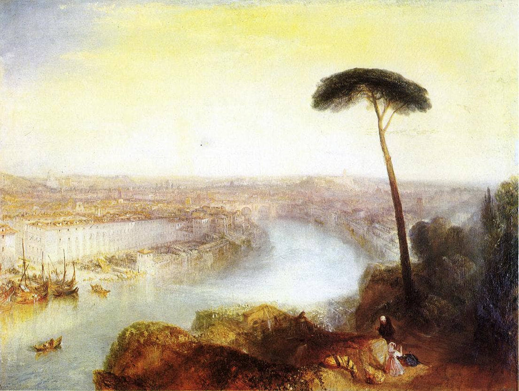 Rome from Mount Aventine by J.M.W. Turner — hand-painted architectural oil painting reproduction on canvas