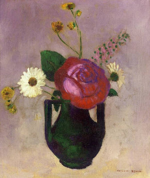 Rose and Daisy - Odilon Redon