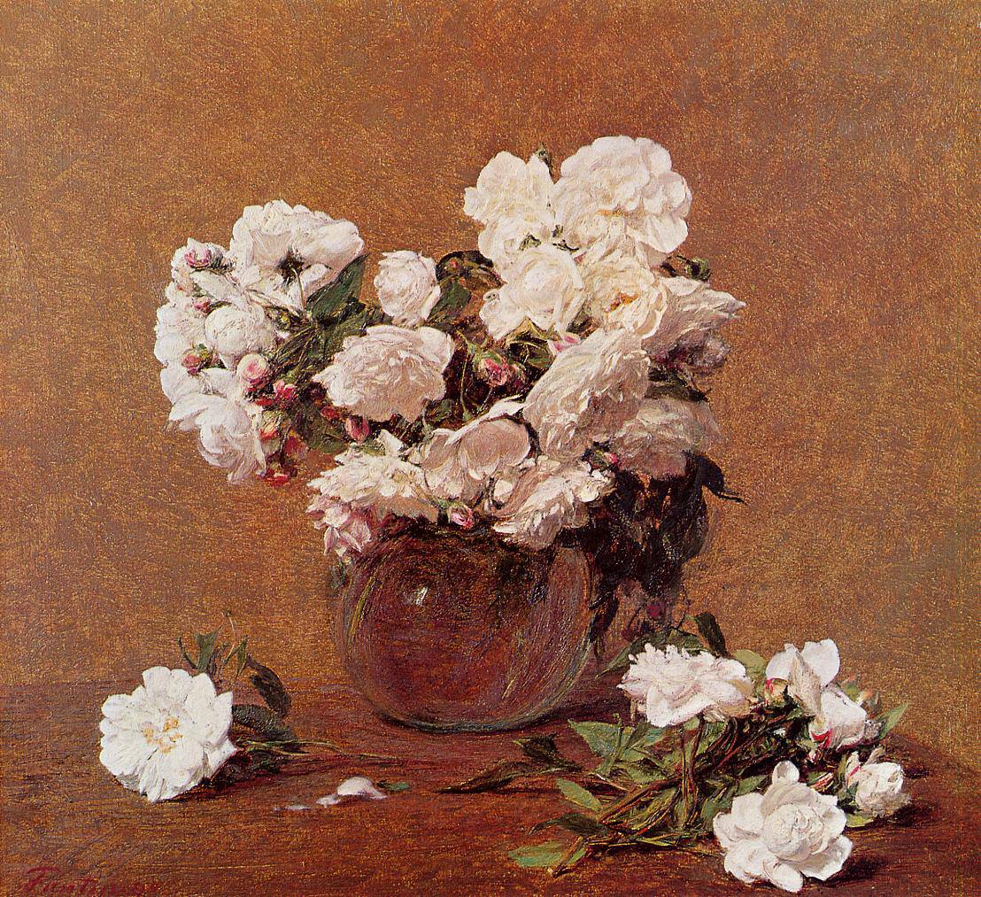 Roses - Henri Fantin-Latour