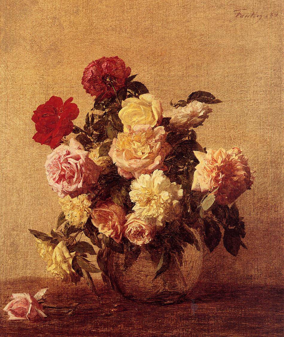 Roses - Henri Fantin-Latour