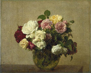 Roses - Henri Fantin-Latour